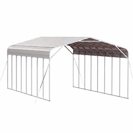 20 ft x 40 ft Open Side Metal Carport (SDLC2040FT)