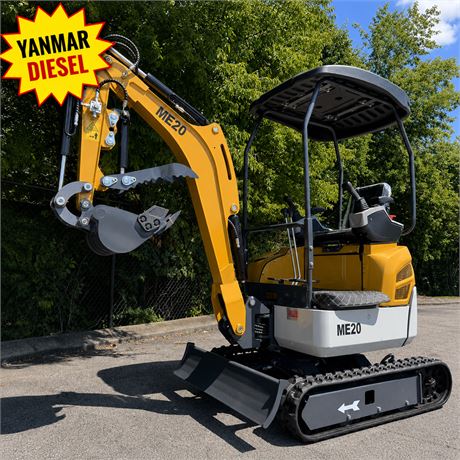 Yanmar Powered Diesel 23 HP Mini Excavator (ME20)