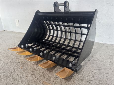 24 Inch Mini Excavator Grid Bucket (SDL-24inGridBucket)