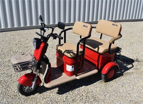 15.5 MPH Two Passenger Electric Mini Golf Cart (MGC40-RED)