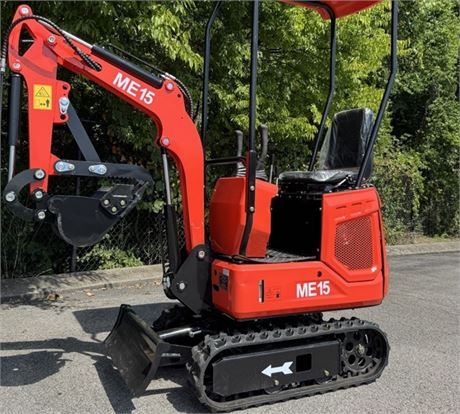 420cc Gas Mini Excavator with Thumb (ME15)